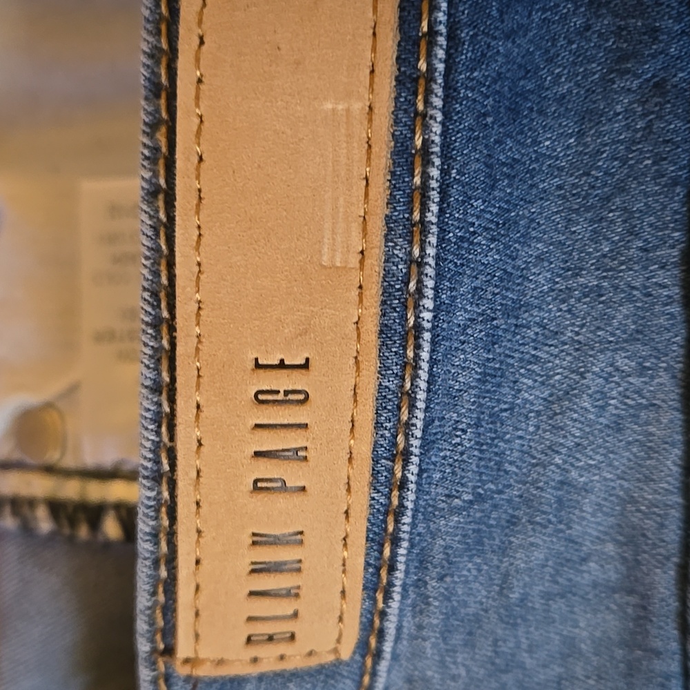 Blank Paige Denim Collection Classic Stretch Skinny Blue Jean 5 Pocket Small NEW - Picture 8 of 8